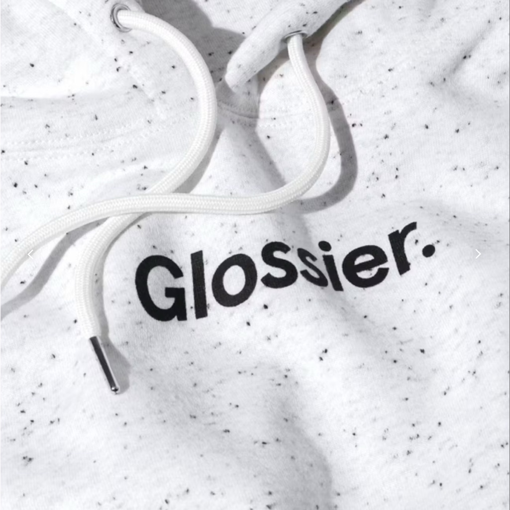Glossier White Speckled Sweater New Without Tags, Never Worn